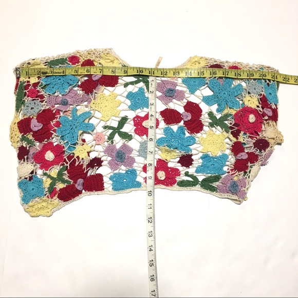 Free People Crochet Cotton Festival Shrug. Small. - Picture 8 of 8